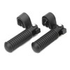 Pair of Motorcycle Foot Pegs Clamp Footrest Mount for 1in