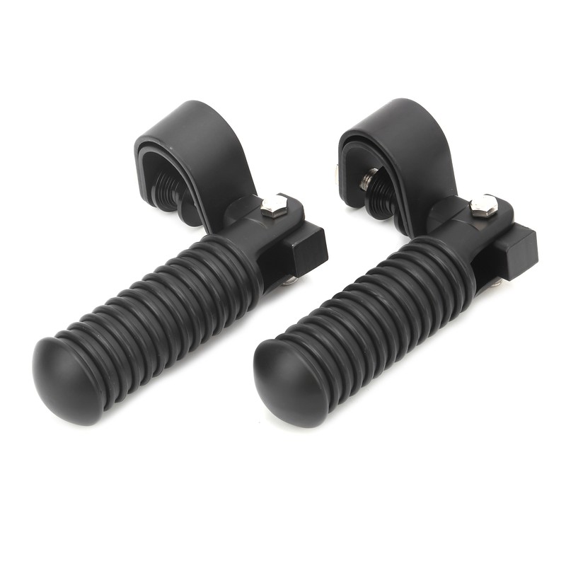 Pair of Motorcycle Foot Pegs Clamp Footrest Mount for 1in
