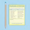 Knock Knock Parking Citation Nifty Note (Pastel Yellow) (Knock Knock