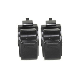 KarParts360 For Toyota 4Runner 1997-2009 Window Switches Driver And Passenger Side | Pair | Rear | 1 Button | 5-Prong Terminals | Blade Terminal | Male Terminal | Female Connector | Black