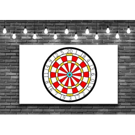 Concept 234 Dartboard Sports Wall Art Decal Sticker