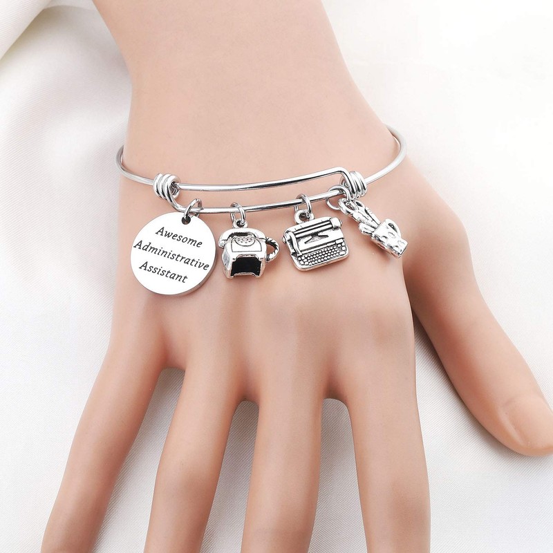 bobauna - Pulsera de Secretario para Asistente administrativo, Regalo de