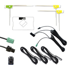 [G6.12-01] High Sensitivity, Full Seg Compatible, Integrated GPS, Terrestrial Digital Film & VR-1 Antenna Cord Set, Universal, Compatible Product, Eclipse AVN-SZX04i, 2014, AVN-SZ04iW, AVN-SZ04iW, AVN-Z04i, AVN-G04, 2013 Model AVN-ZX03 i AVN-Z03iW AVN-Z0