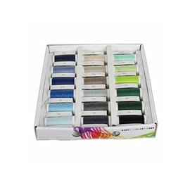 Ackermann Sewing Thread Box White 36 x 200 m with Jeans Super Stretch, TwinStretch & Jersey