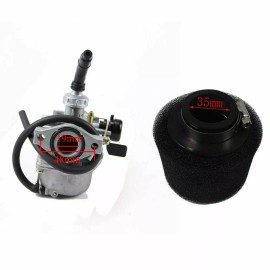 Unbranded/Generic 19mm Carburetor PZ19 Carb for CRF50 SSR Apollo 50/70/110cc 125cc ATV Dirt Bike