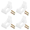 HAVANSIDY 4PCS RV Sliding Door Guide, Sliding Barn Door Hardware