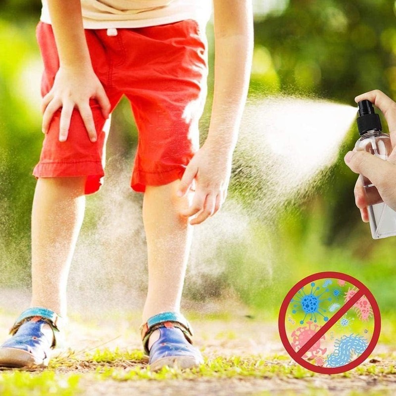 YuanHolumid Transparent Portable Empty Spray Bottles Refillable Container Bottle No-Toxic