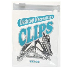 Aluminum Modern Pinch Silver Small Clear Case Pack ACA-417