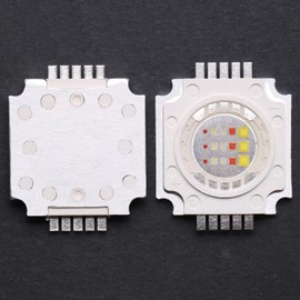 LEDGUHON 1Pcs 15W High Power Led Chip RGBWY Multicolor COB Module Super Bright Intensity Light Led Chip Replacement for DIY Lighting(350mA/15 Watt/Red6-7V/Green8-9V/Blue9-10V/Yellow6-7V/ White9-10V)