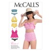 Mccall's Patterns 7168 A5 Sizes 6/8/10/12/14 Misses Swimsuits