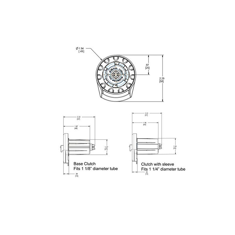 Rollease Skyline SL10 Roller Shade Clutch White
