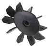 Black Direct-on-Line Air Compressor Fan Blade Replacement Accessories Plastic Motor