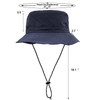 lifwimner Sun Hat Foldable Waterproof Bucket Rain Hat with Chin