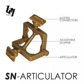 BesQual Dental Lab Disposable Plastic SN Articulators - w/ Stoppers - 100 pcs - SN Articulators Only