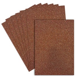 Springboard Coloured Glitter Card 10-Pack - A4 Sheets of 230gsm Glitter Card for Arts and Crafts with Non-Shed Design for Less Mess - Rose Gold