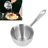 Stainless Steel Saucepan Professional Home Cooking Sauce Pan with Pour