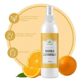 Tónico Facial De Naranja + Vitamina C Tono Uniforme 500 Ml
