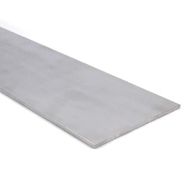 Aluminum Flat Bar, 1/8" x 4", 6061 General-Purpose Plate, 10 Inch Length, T6511 Mill Stock, Extruded, 0.125" Thick