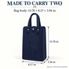 Felt Wine Bag for Gifting – Reusable Double Bottle Carrier