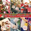 Billbotk 25 Pieces Sublimation Ornament Blanks, 3.15'' Round Blank Sublimation