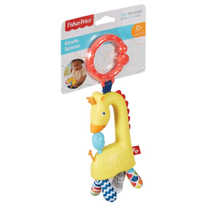 Mattel Fisher-Price DYF92 - Giraffen-Rassel, Rasseln/Beissringe