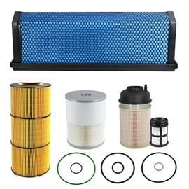 JKLESA AF27879 P551005 FS19915 PF9908 Filter Kit, Compatible With Freightliner Cascadia DD13 DD15 DD16 Series Engine