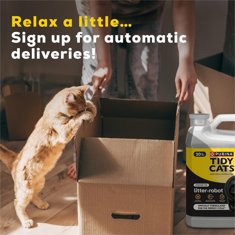 Purina Tidy Cats Cat Litter for Litter-Robot Clumping Cat Litter