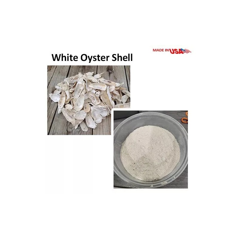 CR product 5-lbs organic oyster shell powder plant fertilizer/chi