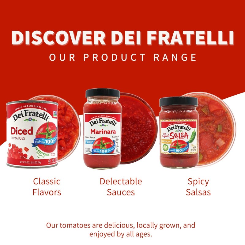 Dei Fratelli Chili Ready Diced Tomatoes (14.5 oz. cans; 6