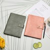 Wonderpool Leather Journal Dotted Paper Refillable Writing Binder Notebook -