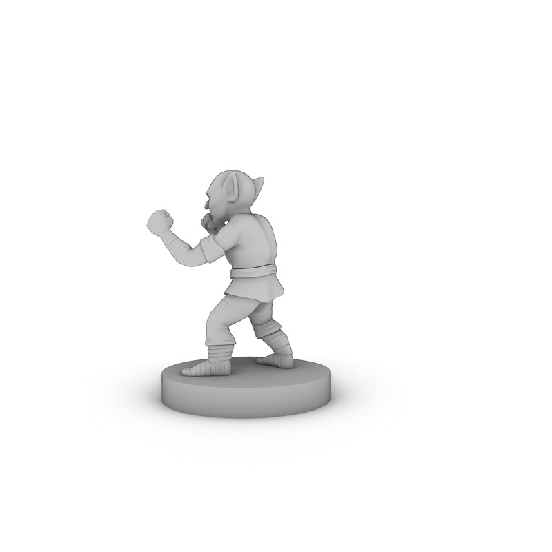 Goblin Monk Tabletop DND Gaming Miniature