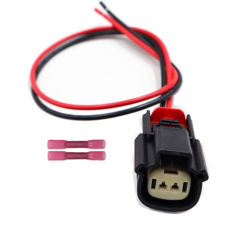 2-Pin LED Light Fog Lamp Fog Light Connector Pigtail Compatible