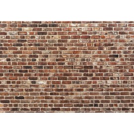 dnldliq 10x7ft Vintage Brick Wall Backdrop Large Fabric Retro Color Brick Wall Sign Photography Background Baby Shower Birthday Party Banner Kids Adults Portrait Decor Wallpaper Supplies Photo Prop