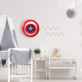 AMARONE 12.6 inch Captain Shield Kids Superhero Prop Role Play Toy for Kids Boys Party Cosplay Red