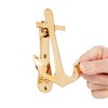 NKlaus Maritime Door Knocker Anchor Brass Gold 10 x 15