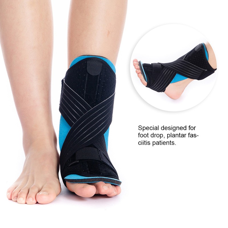Foot Drop Orthotic Brace Plantar Fasciitis Traction Strap Ankle Support