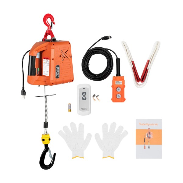 Unbranded 3-in-1 Electric Hoist Simple Stable Wireless Remote Control Portable
