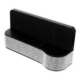 Ipetboom Bling Sparkle Car Seat Gap Filler Rhinestone Console Organizer Pocket Practical Storage Box for Car Interior Easy Installation Water Washable Fit for All Vehicles