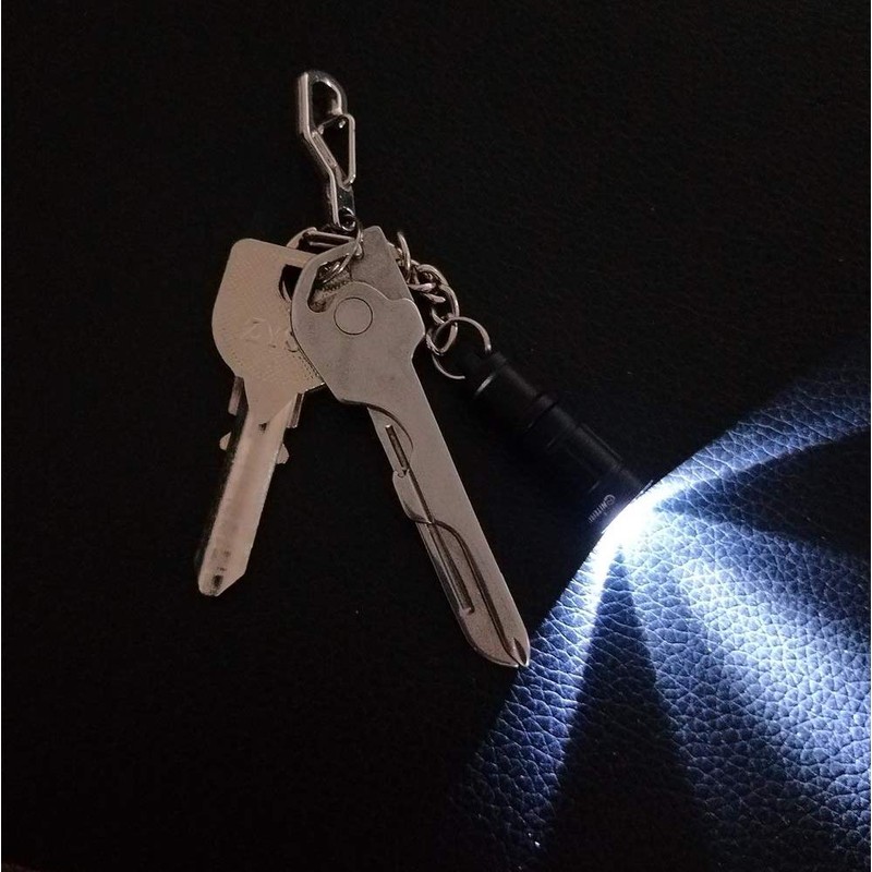 Nitefox e1 Smallest Flaghlight Tiny Micro Mini Keychain Light Bright