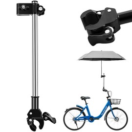 Tanada Umbrella Stand, Bicycle Umbrella Holder, Car, No Assembly Required, Umbrella Stand, 360 Degree Rotation, Slide Umbrella, Attachment, Electric Bicycle, Reduces Temperature, Bicycle Accessory