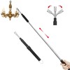 Electric Arc Flexible Neck Long Lighter,Retractable Length 11.4in to 27.55in,Rechargeable