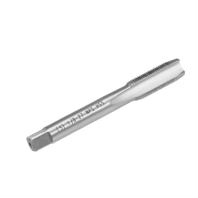 sourcing map Machine Tap, 1/8-27 NPS Pipe Tap 3 Straight