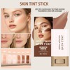 Beauty Balm Serum Boosted Skin Tint,Moisturizing Contour Stick,Solid Skin Tint