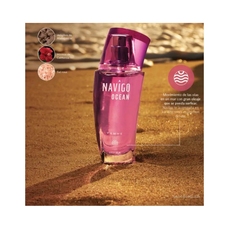 Navigo Ocean Femme Jafra Agua De Tocador Para Mujer 50
