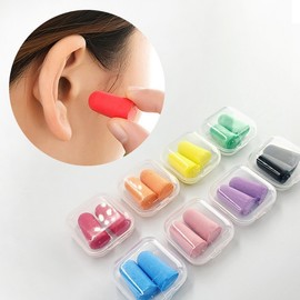Noise-Canceling Earplugs with Storage Case Case 32ea