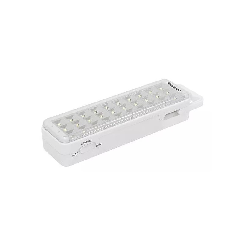 Sanelec Lámpara De Emergencia Recargable 30 Leds Luz Sanelec