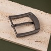 LAXPICOL 1.5"(40mm) Solid Sturdy Single Prong Square Belt Buckle For