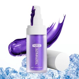Purple Toothpaste, White Teeth, Purple Toothpaste for Teeth Whitening, Purple Teeth Whitening Toothpaste, Purple Teeth Whitening Toothpaste, Purple Toothpaste