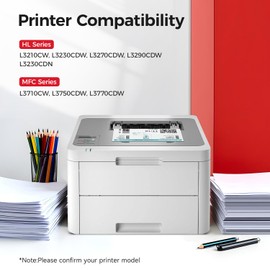 DR223CL Drum Unit Set 4-Pack High Yield Printer Replacement Compatible for Brother DR223 DR-223CL Imaging Drum HL-L3270CDW HL-L3210CW MFC-L3770CDW HL-L3290CDW MFC-L3750CDW L3710CW L3230CDW L3230CDN