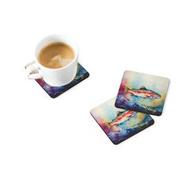 Rainbow Trout Foam Coasters